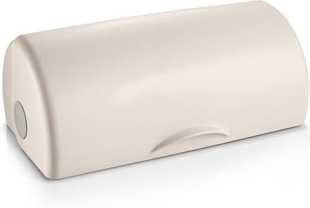 Broodtrommel - Brooddoos Keuken - Brood Vers Houden - Geribbelde Bodem - 395 x 21 x 165 cm - Wit