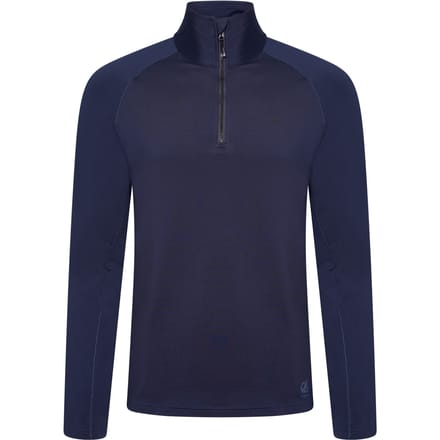 Dare 2B Heren Fuser Core Stretch Half Zip Thermo Top (Nachtelijke Marine)