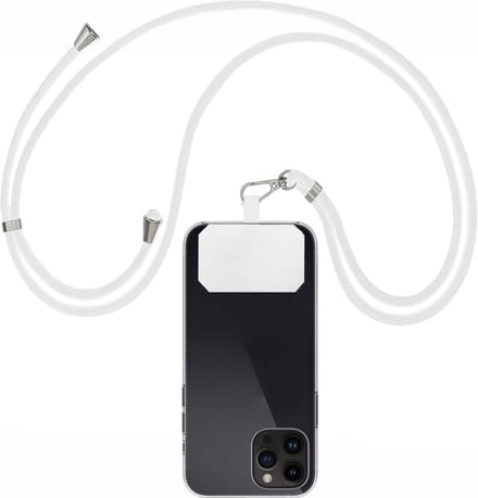 Telefoon Koord Universeel Telefoonkoord Verstelbaar - Telefoonkoorden Universeel Verstelbaar - Wit