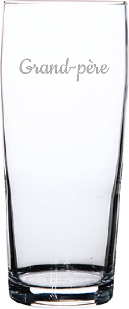 Bierfluitje gegraveerd - 19cl - Grand-père