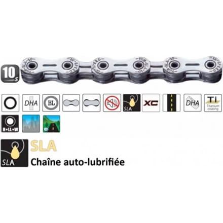 Zelfsmerende fietsketting Yaban 10V (164)