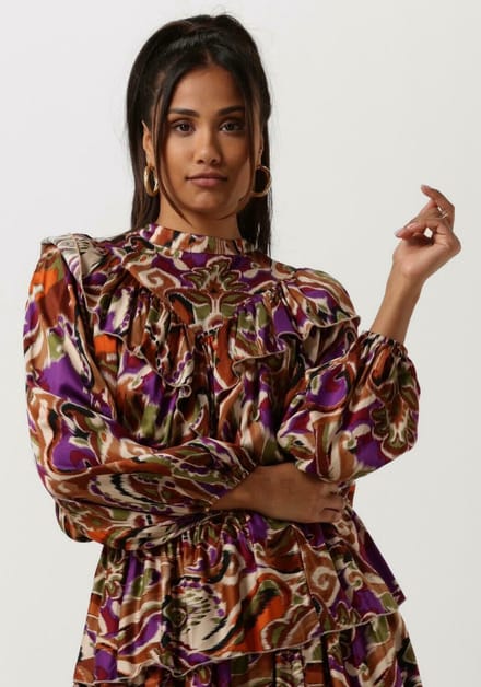 Amaya Amsterdam Piper Blouse Dames - Jurken - Multi - Maat XS