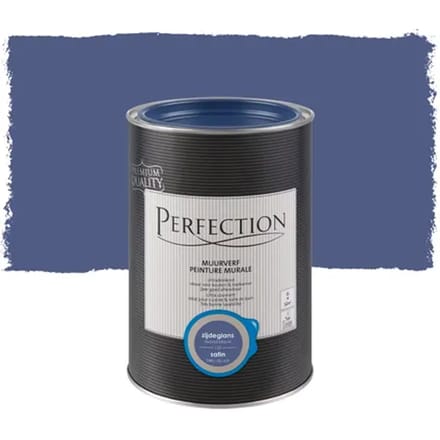 Perfection Muurverf - Zijdeglans - Avond Blauw - 1l