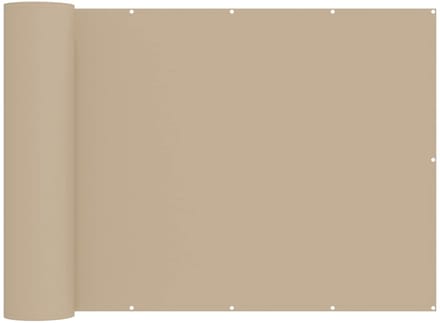 vidaXL - Balkon - Privacy - Scherm - 150 - x - 700 - cm - Polyester - Beige