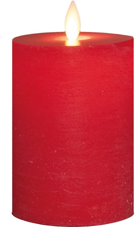 Stompkaars-USB wax 10x7,5 cm rood Anna's Collection