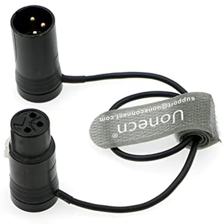 Audio Kabel 3 Pin XLR Plug naar Vrouwelijke Connector 30cm voor Microfoons en Camera's