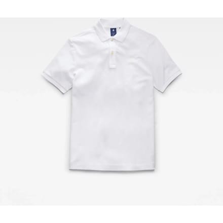 G-STAR Dunda slim polo s\s Heren Poloshirt - white
