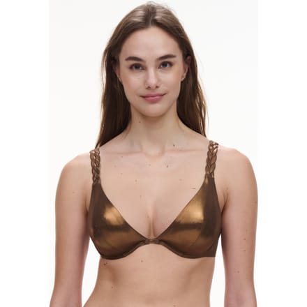Chantelle Sw Bra Underw. Plunge Shadow Bronze Größe: C75 | Bikinis Outlet | Damen | Braun