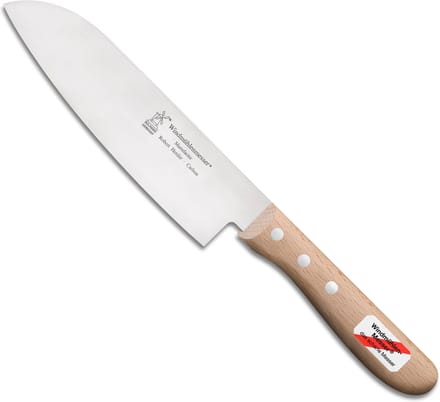 Robert Herder Santoku Koksmes – RVS – Lemmet 16,5 cm – Heft Beukenhout