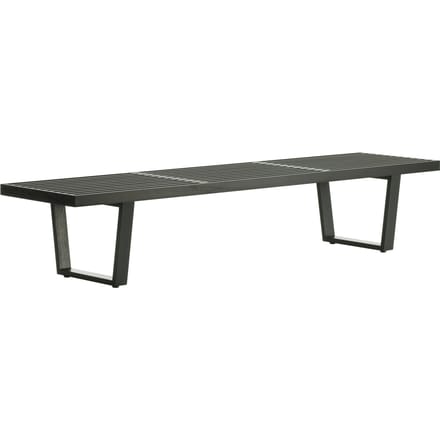 Vitra Nelson Bench - essen zwart - lang (183 cm)