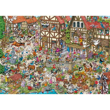 Ravensburger Ray's Comic Series - Time Travel 2 - Middle Ages - 1000 stukjes Legpuzzel