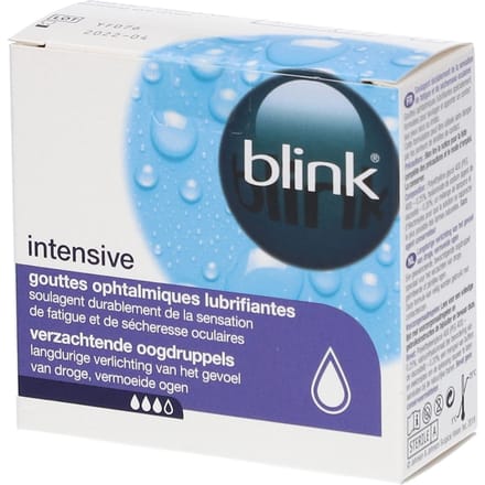 Intensive tears ampullen oogdruppels 20x0,4 Unidosis-pipetten