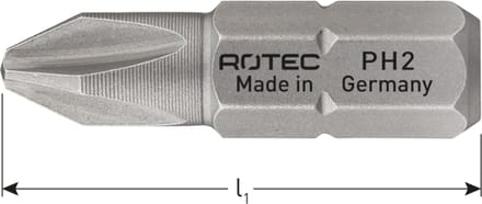 Rotec PRO Schroefbit PH 3, L=25, C6.3, BASIC (vpe 10)