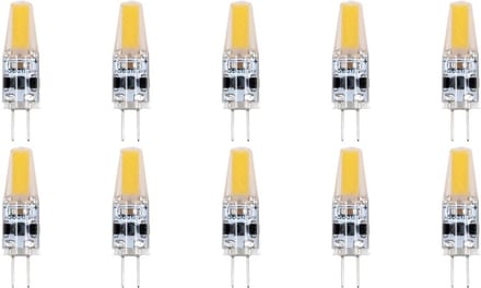 SPL G4 LED Lamp 1.5W Dimbaar - Warm Wit - 160lm - T10 - 10 Stuks
