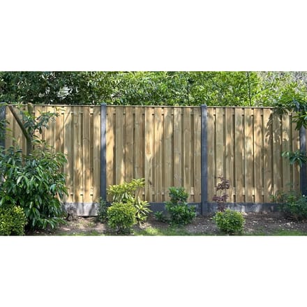 Intergard Hout beton schutting grijs 200x190cm (per set)