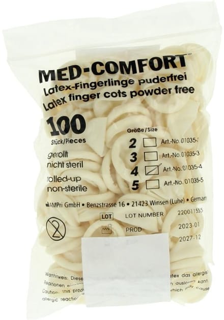 Medeco Vingerling latex maat L 100 Stuks