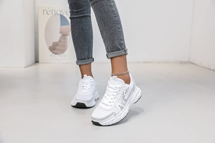 Sneakers Dames Sneakers Wit-Maat-38