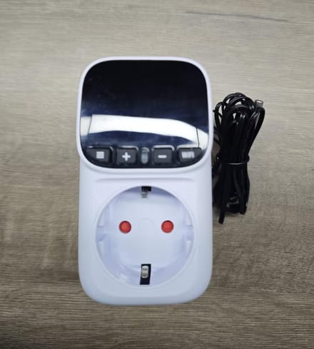 Slimme Thermostaat - Temperatuurregelaar Wifi - Constante Temperatuur - App Bediening LCD - 230V - Wit