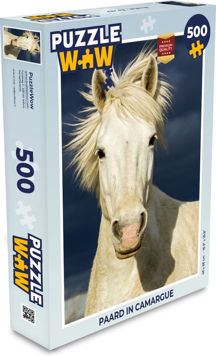 Puzzel Paard in Camargue - Legpuzzel - Puzzel 500 stukjes