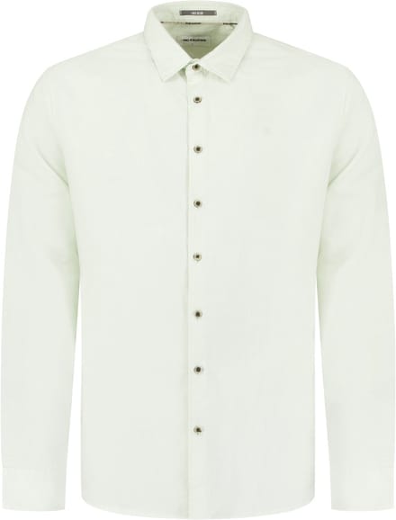No Excess Shirt with linen seagreen