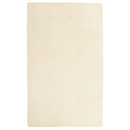 vidaXL - Hoogpolig - vloerkleed - NAVARRA - 80x150 - cm - polyester - crèmekleurig
