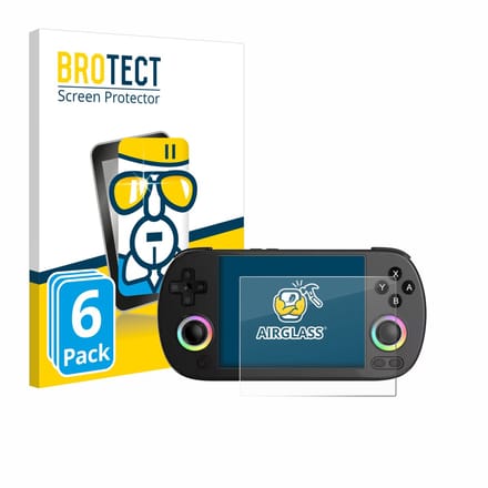 Screenprotector 6 Stuks voor Anbernic RG40XX H Beschermglas transparant
