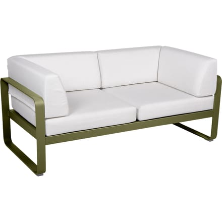 Fermob BELLEVIE club sofa 2 zits - D3 Pesto - 81 witgrijs