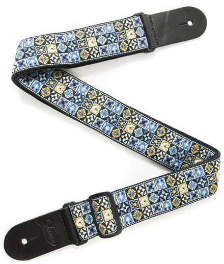 Fame Mosaic Nylon Strap Blue - Gitaarband
