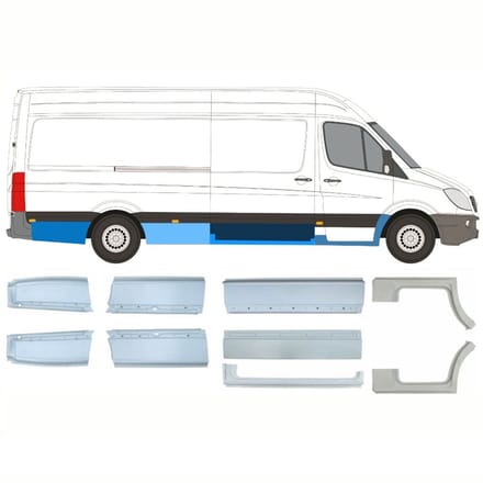 Reparatiepaneel set voor Mercedes Sprinter 2006-2018 / Links + Rechts