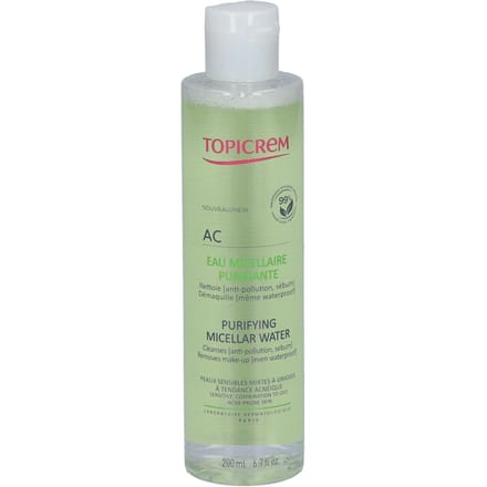 Topicrem AC Zuiverend Micellair Water 200 Gezichtswater