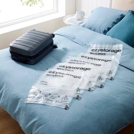 Ezystorage oprolbare vacuümzak 5x medium - Transparant - Luchtdicht