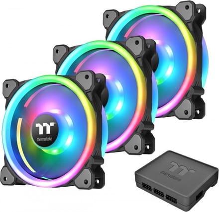 Thermaltake behuizing ventilator Riing Trio 14 RGB 3 pak