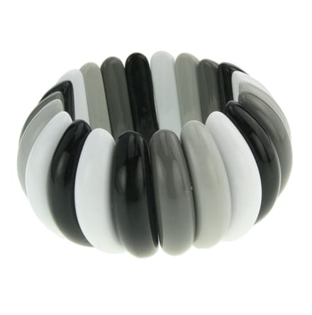 Behave - rekarmband Fleur - monochroom stijl - casual chic
