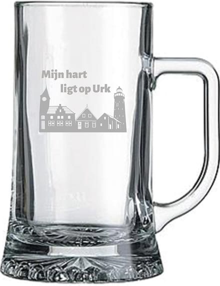Gegraveerde bierpul 50cl Urk
