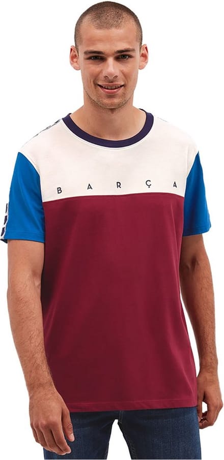 BarÇa Tape T-shirt Met Korte Mouwen Rood XL Man