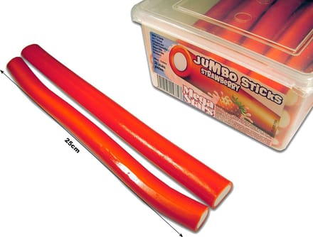 Jumbo Sticks - Strawberry - 40 stuks