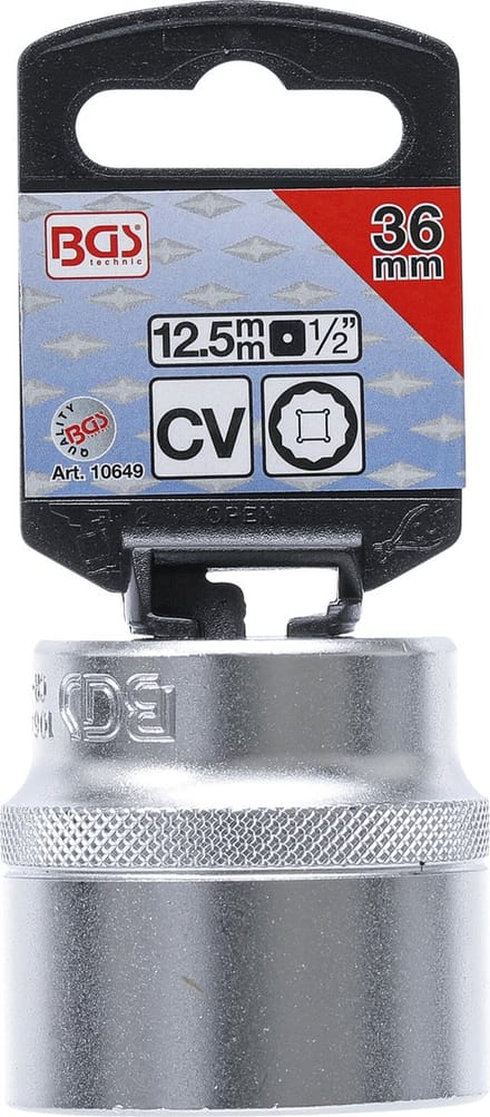 BGS Dopsleutel twaalfkant 1/2 36 mm
