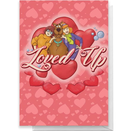 Scooby Doo Valentines Loved Up Greetings Card - Standard Card