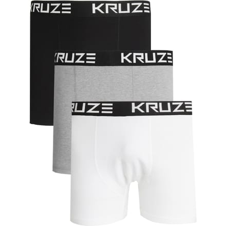 Kruze | 3-pack Heren Boxershorts Katoen Stretch Ondergoed