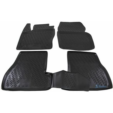 J&amp;J AUTOMOTIVE | Tapis De Sol En Caoutchouc 3D Exclusive Pour Ford Focus 3 2010-2018 zwart