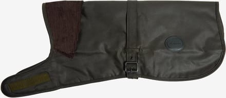 Barbour Wax Dog Coat, dark olive
