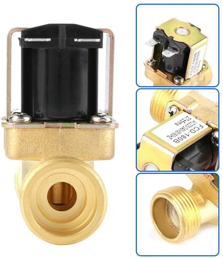 Dailygoods- Elektrische Solenoïde Klep - Hoogwaardige Messing