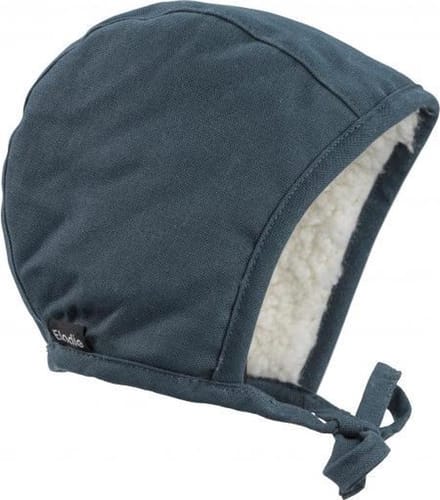 Elodie Vintage muts - Muts - Baby Muts - 3-6 md - Juniper Blue