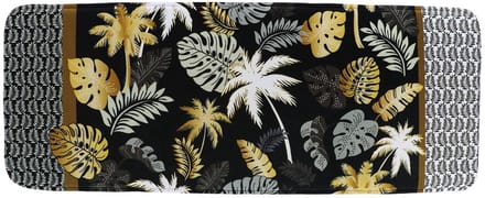 Badmat Tropical Fantasie - antislip - microfiber - 120 x 45 cm- Zachte badmat-XL badmat