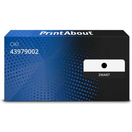PrintAbout huismerk Drum 43979002 Zwart Geschikt voor OKI