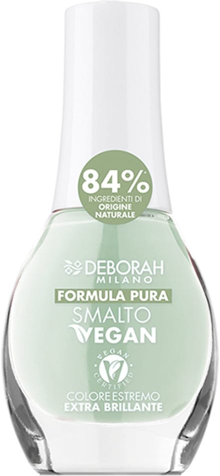 Deborah Milano Formula Pura, 8,5 ml, Muntkleur, Latte e Menta, Kleurend, Fles, Borstel