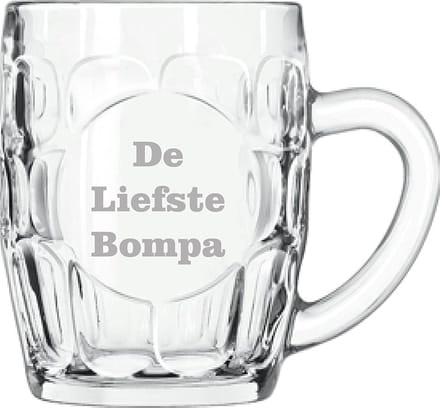 Bierpul gegraveerd - 55cl - De Liefste Bompa