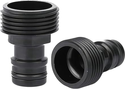 Hose Connectors - Garden Hose Coupling - Water Tap Adapter - G1/2 Male Thread - Pack of 2
