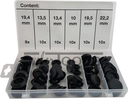 Blind stoppen assortiment 58-delig |