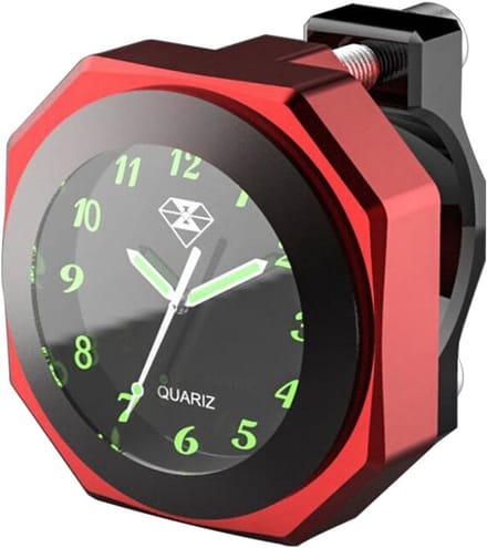 Waterdicht Motorhorloge 22mm & 28mm - RVS Wijzerplaat voor Cabrio Motorfiets